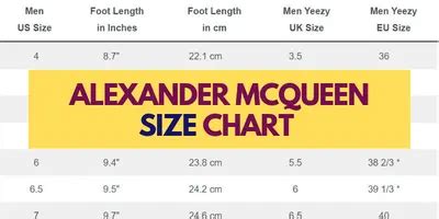 alexander mcqueen size chart for women.